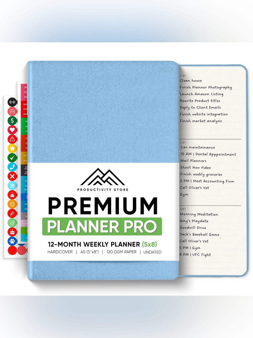 Productivity Store Planner Pro Light Blue